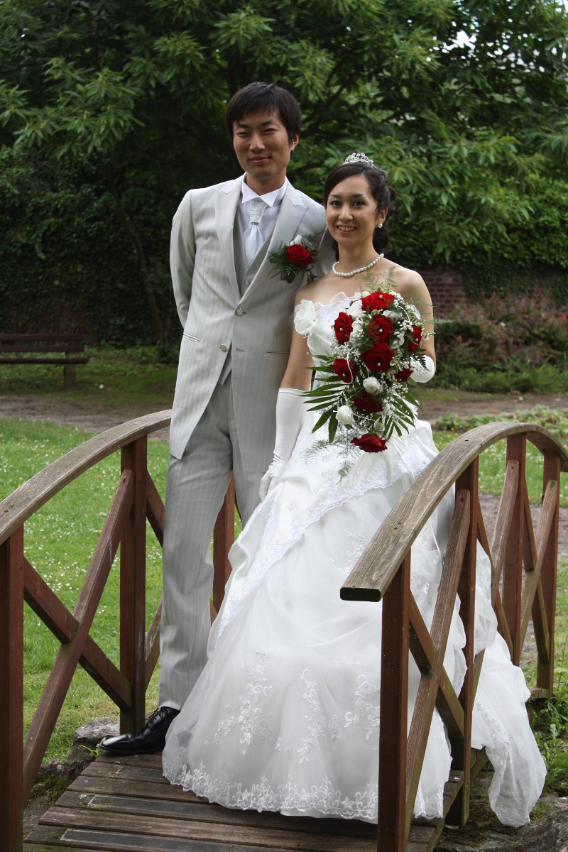 Hochzeitspaar in der Villa Girmes