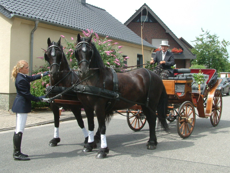 Hochzeitskutsche der Villa Girmes